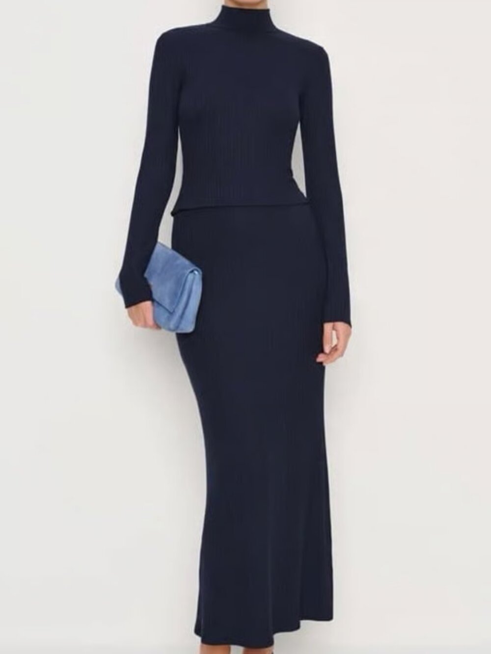 Reformation Reggie Knit Two Piece - Blue
